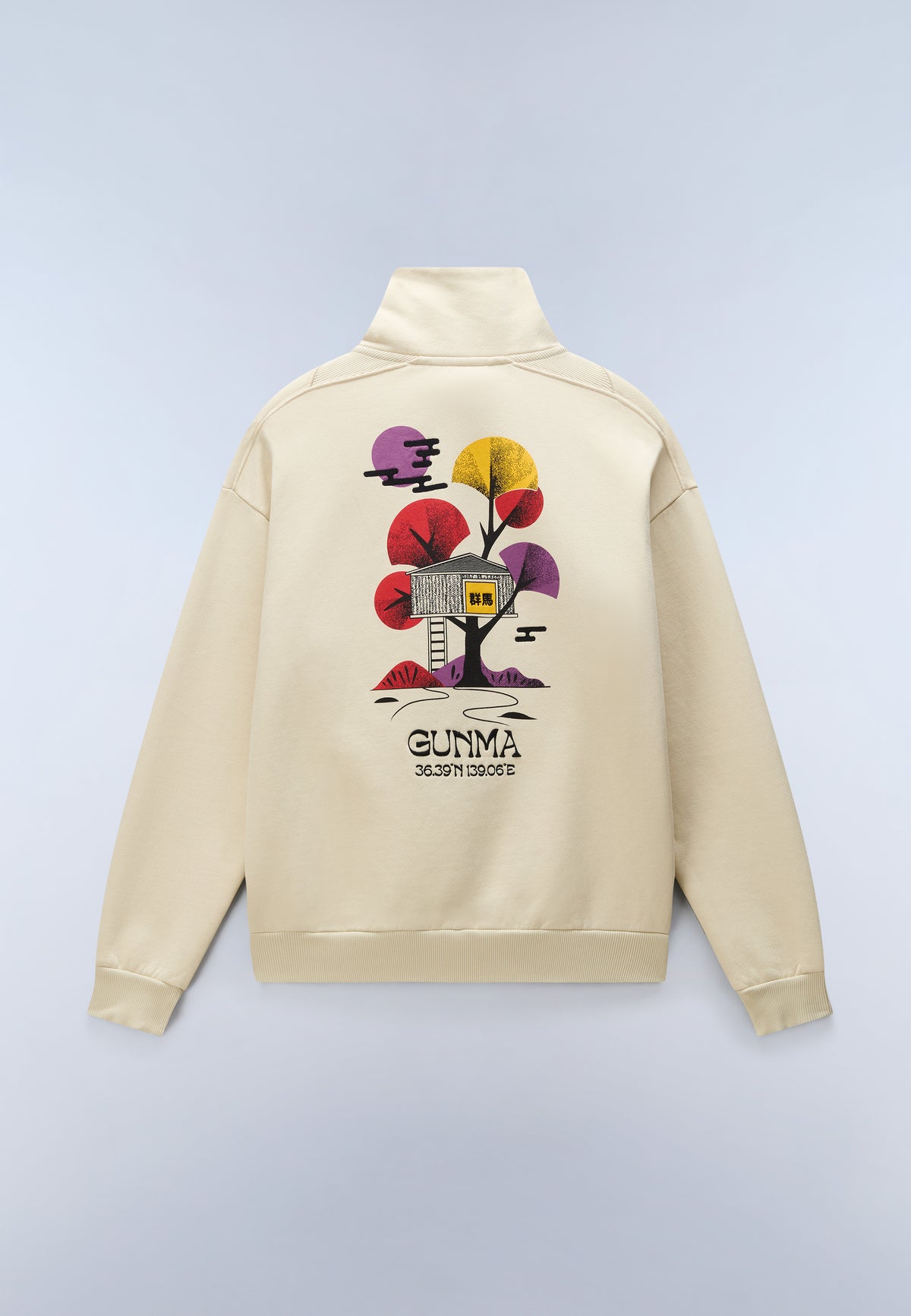 Sweatshirt mit Kurzem Reißverschluss Tenri  - 1