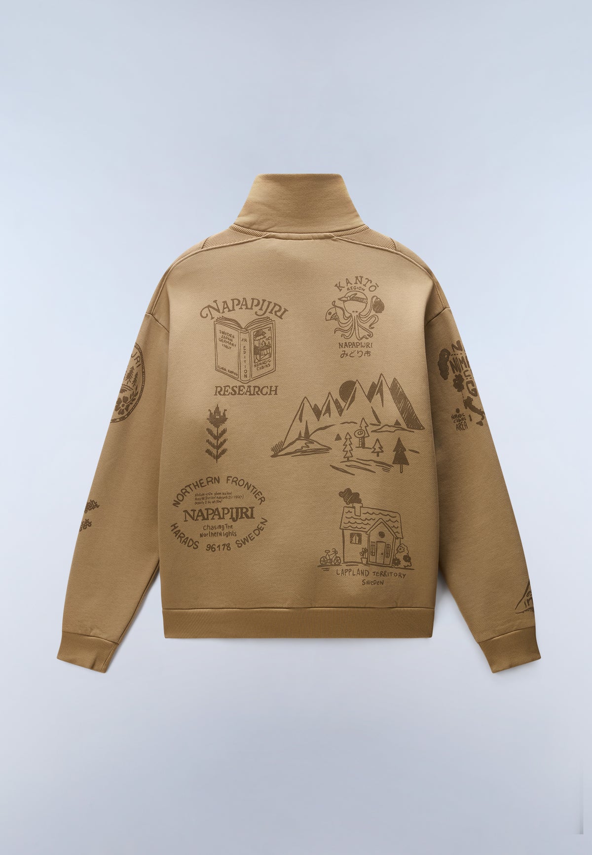 Felpa con Mezza Zip Tenri  - 7