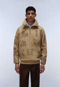 Felpa con Mezza Zip Tenri  - 4