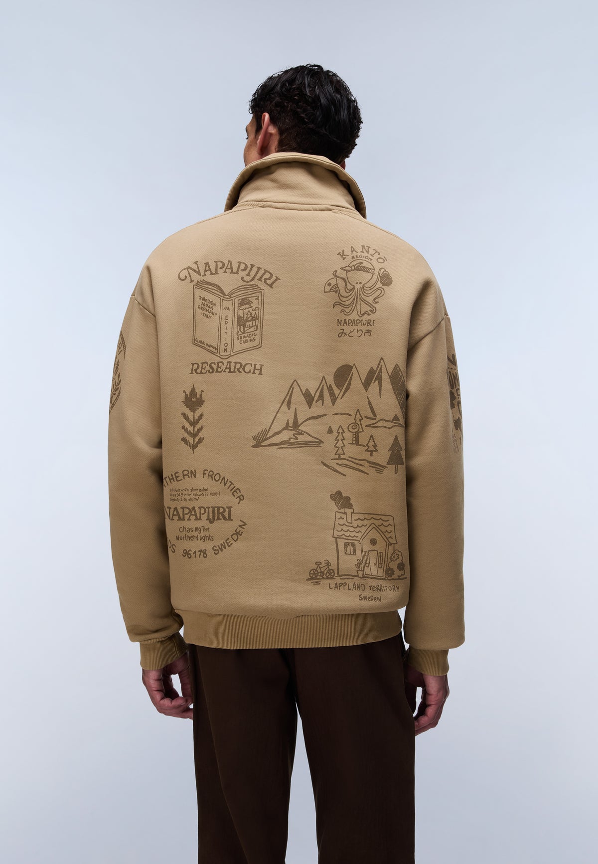 Felpa con Mezza Zip Tenri  - 6