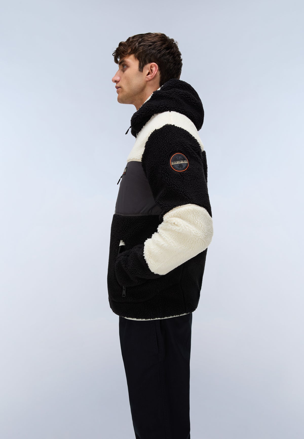 Felpa in Pile con Cappuccio e Zip Yupik  - 4