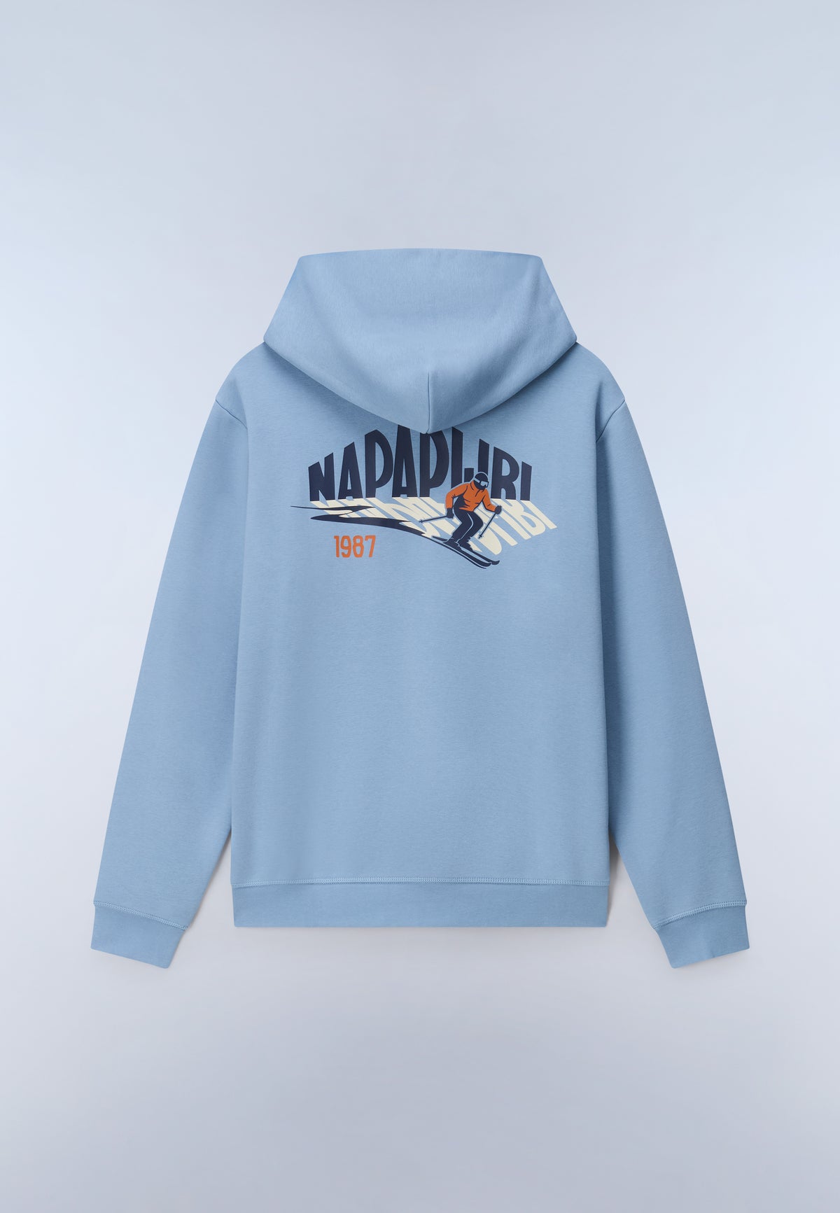 Napapijri Baran Hoodie Blau Denim Herren - 1