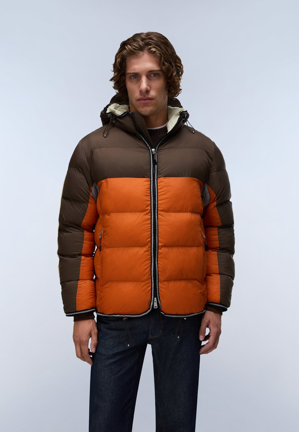 Archive Puffer Jacket Orange - 4