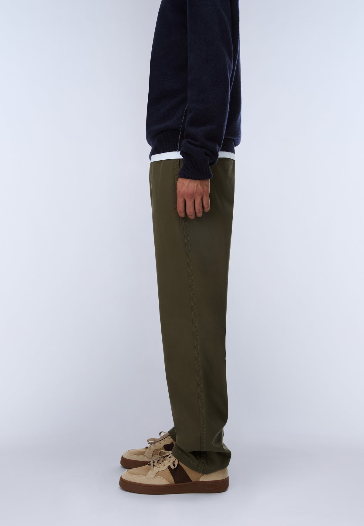 Pantalones Chinos Verde Olive Night - 3