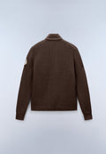 Napapijri Archive Knit Half-Zip Jumper Dark Brown Men - 2