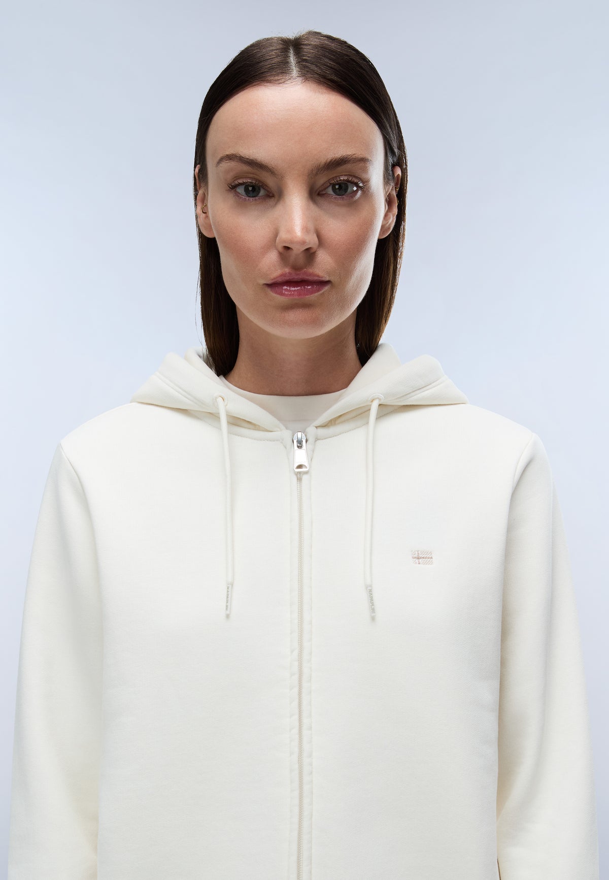 Felpa con Cappuccio e Zip Aurora  - 2