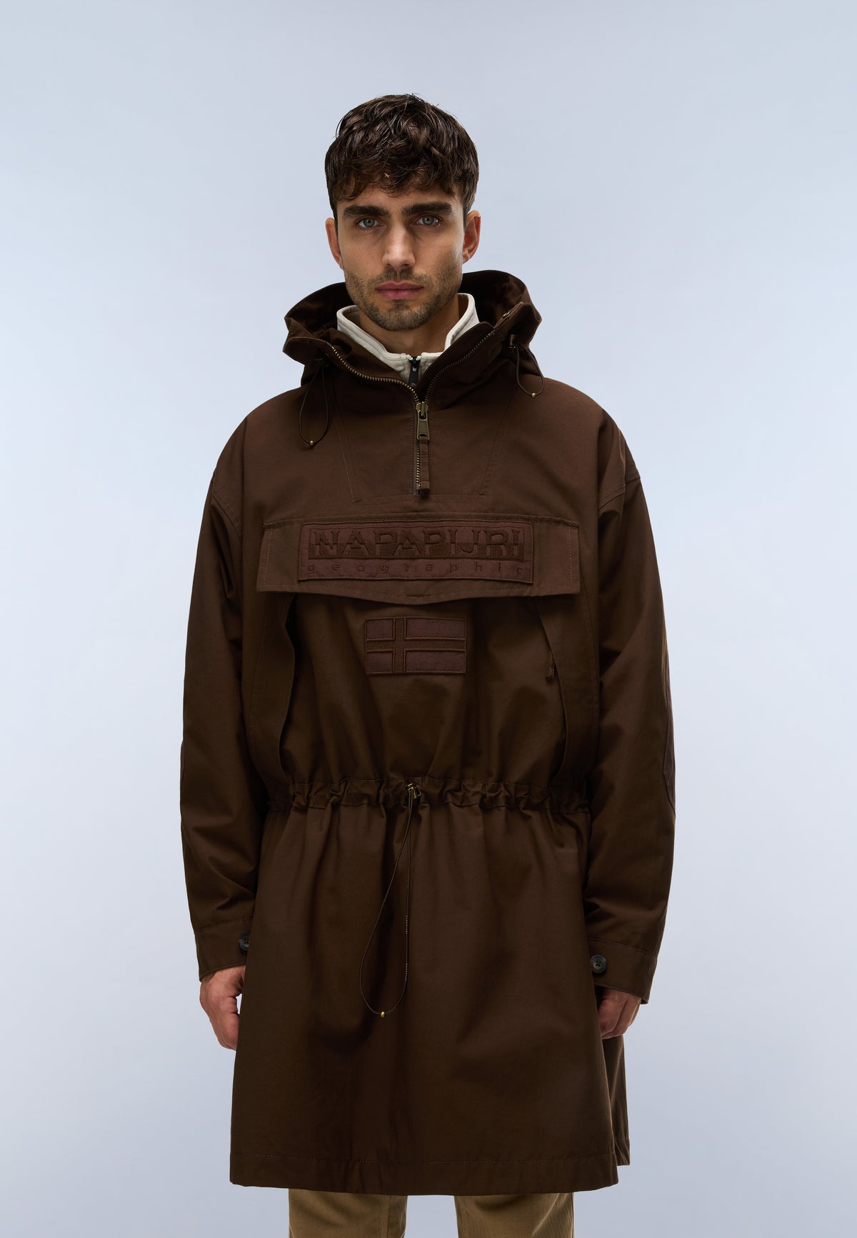 Napapijri Skidoo Cotton Anorak Jas Donkerbruin Heren en Dames - 5