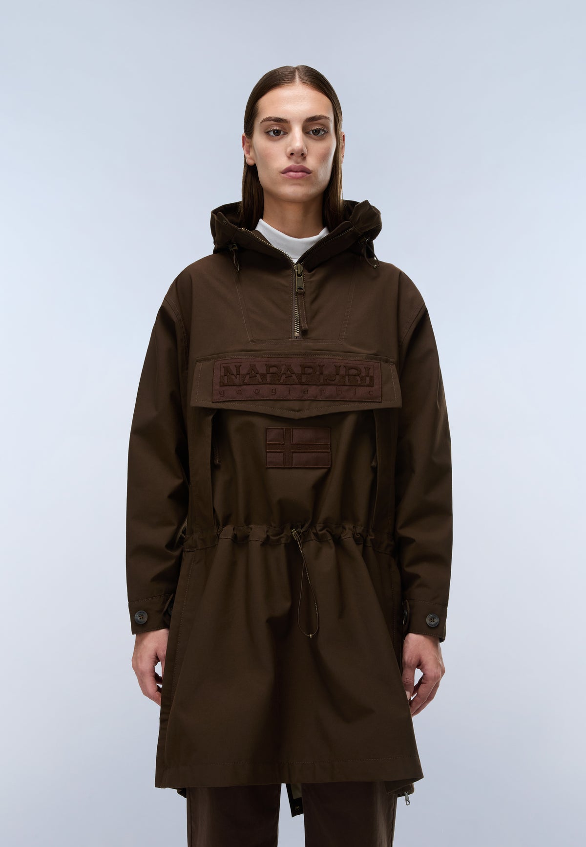 Napapijri Skidoo Cotton Anorak Jas Donkerbruin Heren en Dames - 6