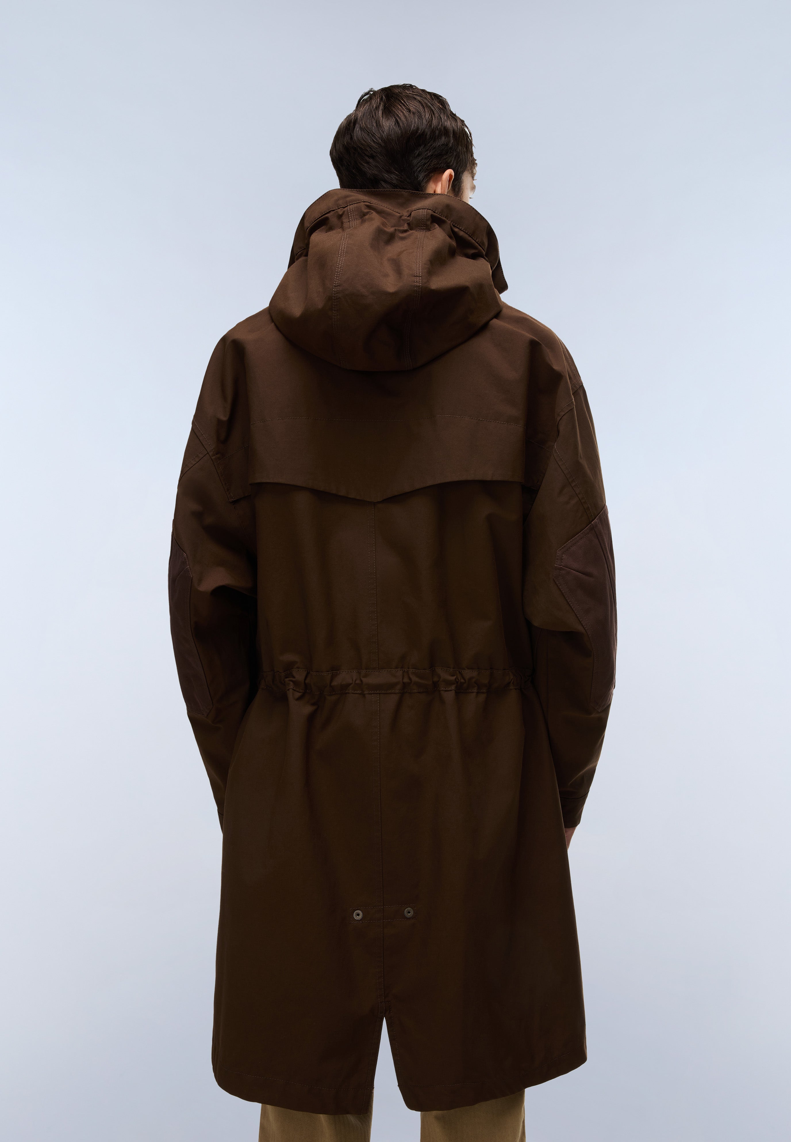 Napapijri Skidoo Cotton Anorak Jacket Men Dark Brown