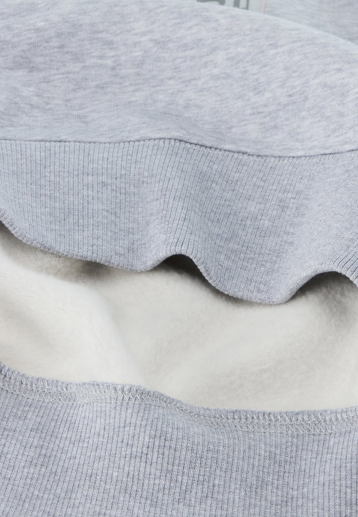 Box Logo Half-Zip Sweatshirt Light Grey - 6