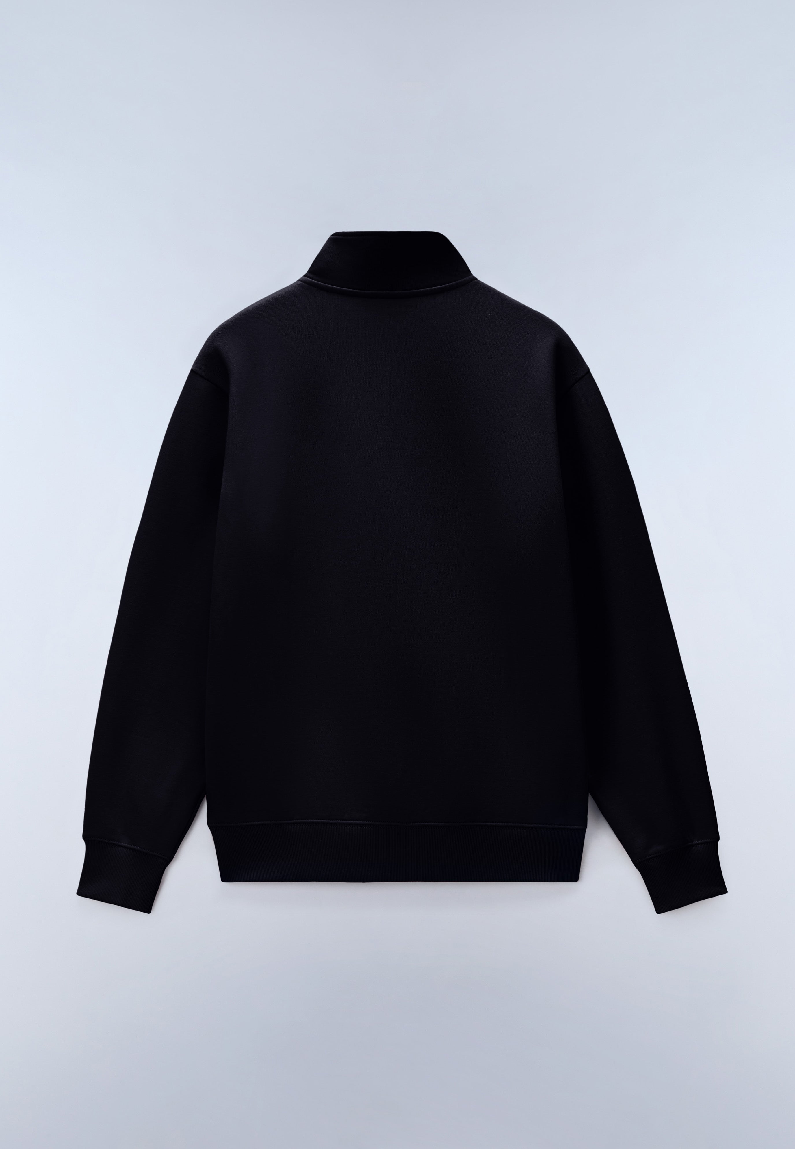 Napapijri Box Logo Half-Zip Sweatshirt Men Black