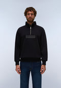 Box Logo Half-Zip Sweatshirt Black - 3