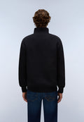 Box Logo Half-Zip Sweatshirt Black - 4