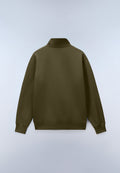 Box Logo Half-Zip Sweatshirt Green Olive Night - 5