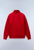 Box Logo Half-Zip Sweatshirt Red - 5