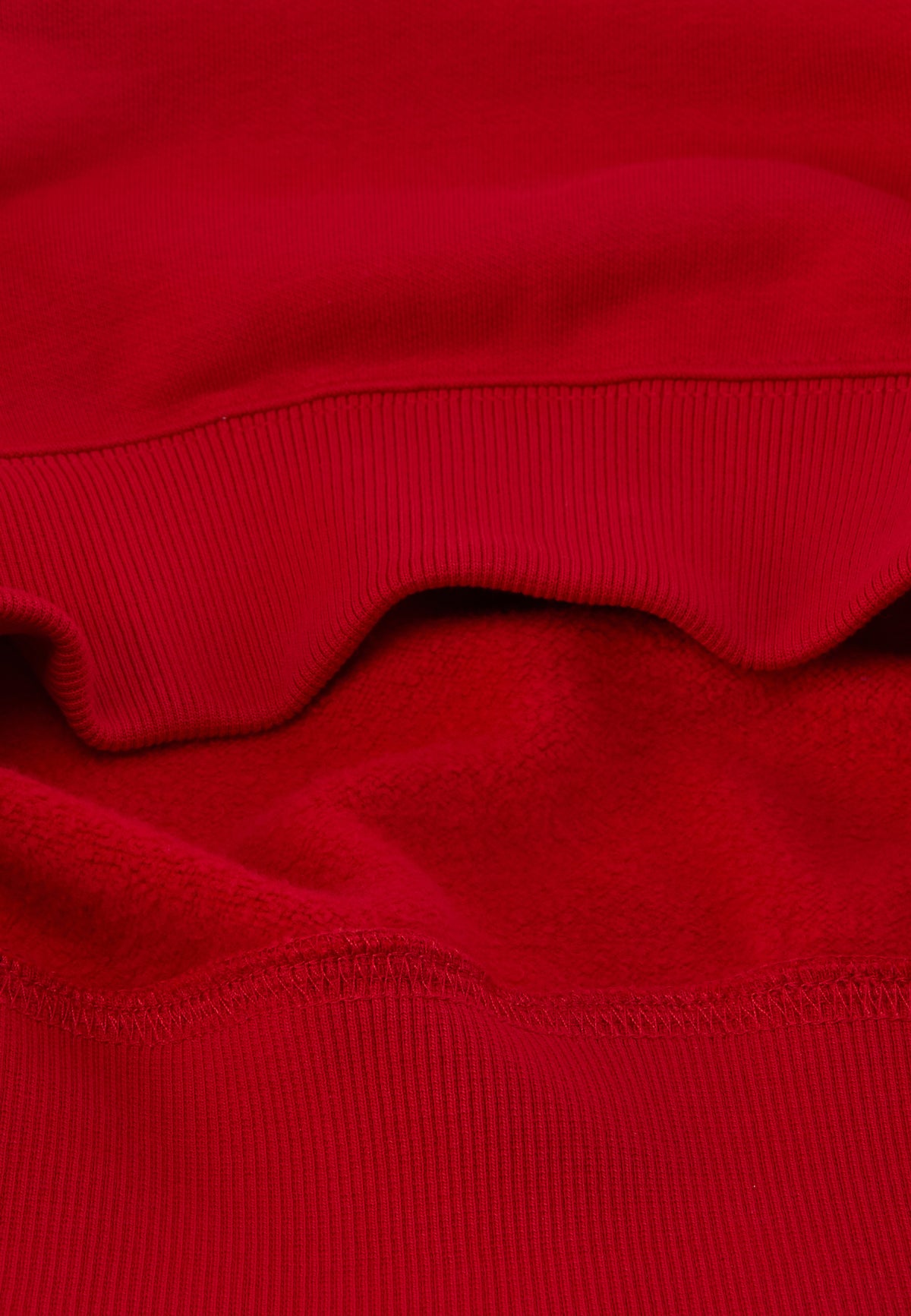 Box Logo Half-Zip Sweatshirt Red - 6