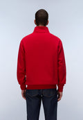 Box Logo Half-Zip Sweatshirt Red - 4