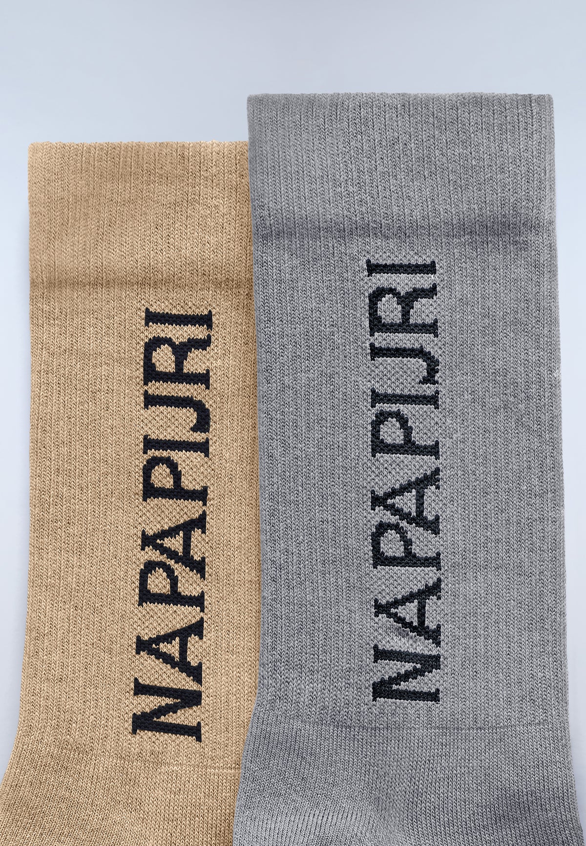 Hoku Socks Beige Grey - 2