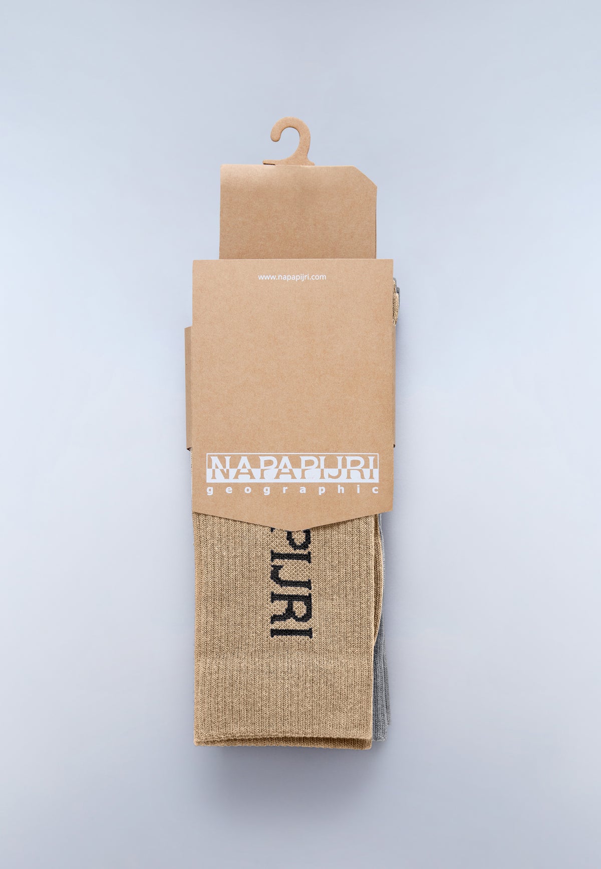 Hoku Socks Beige Grey - 3