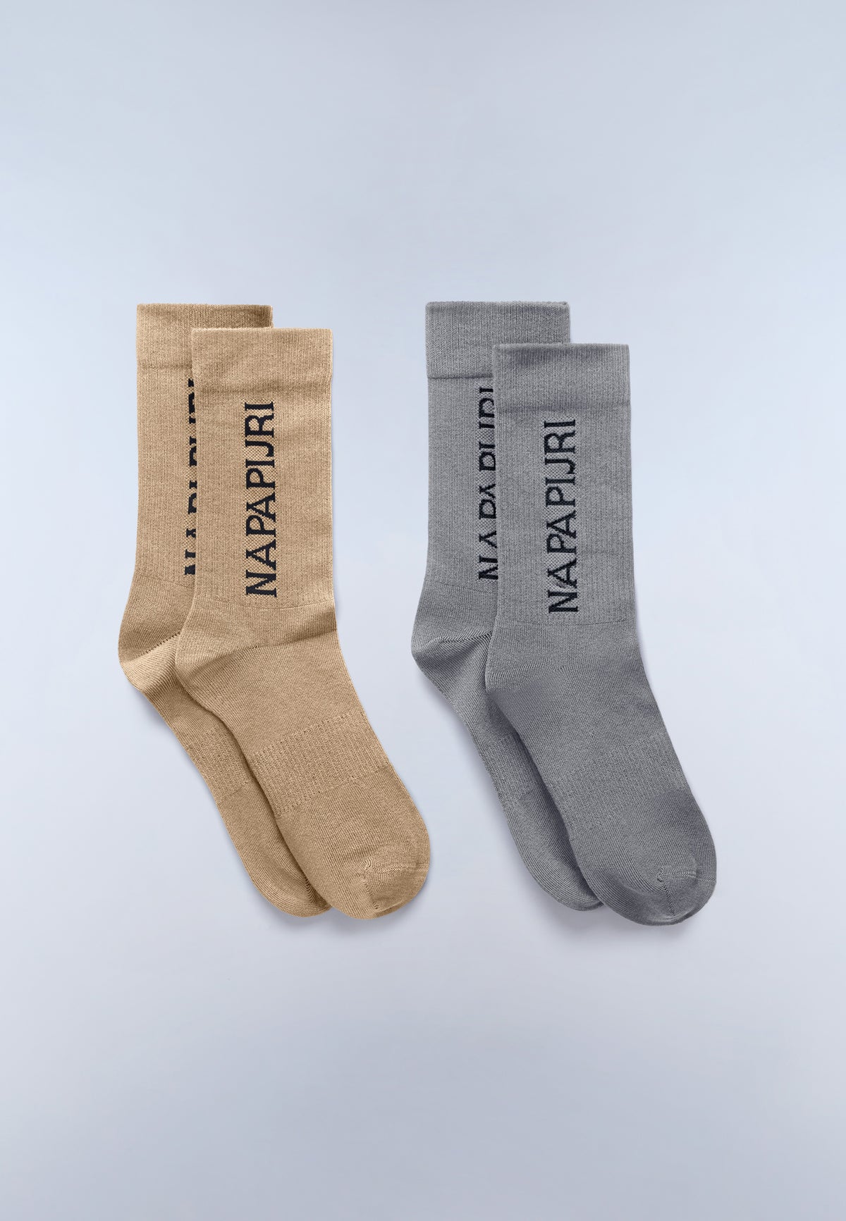 Hoku Socks Beige Grey - 1