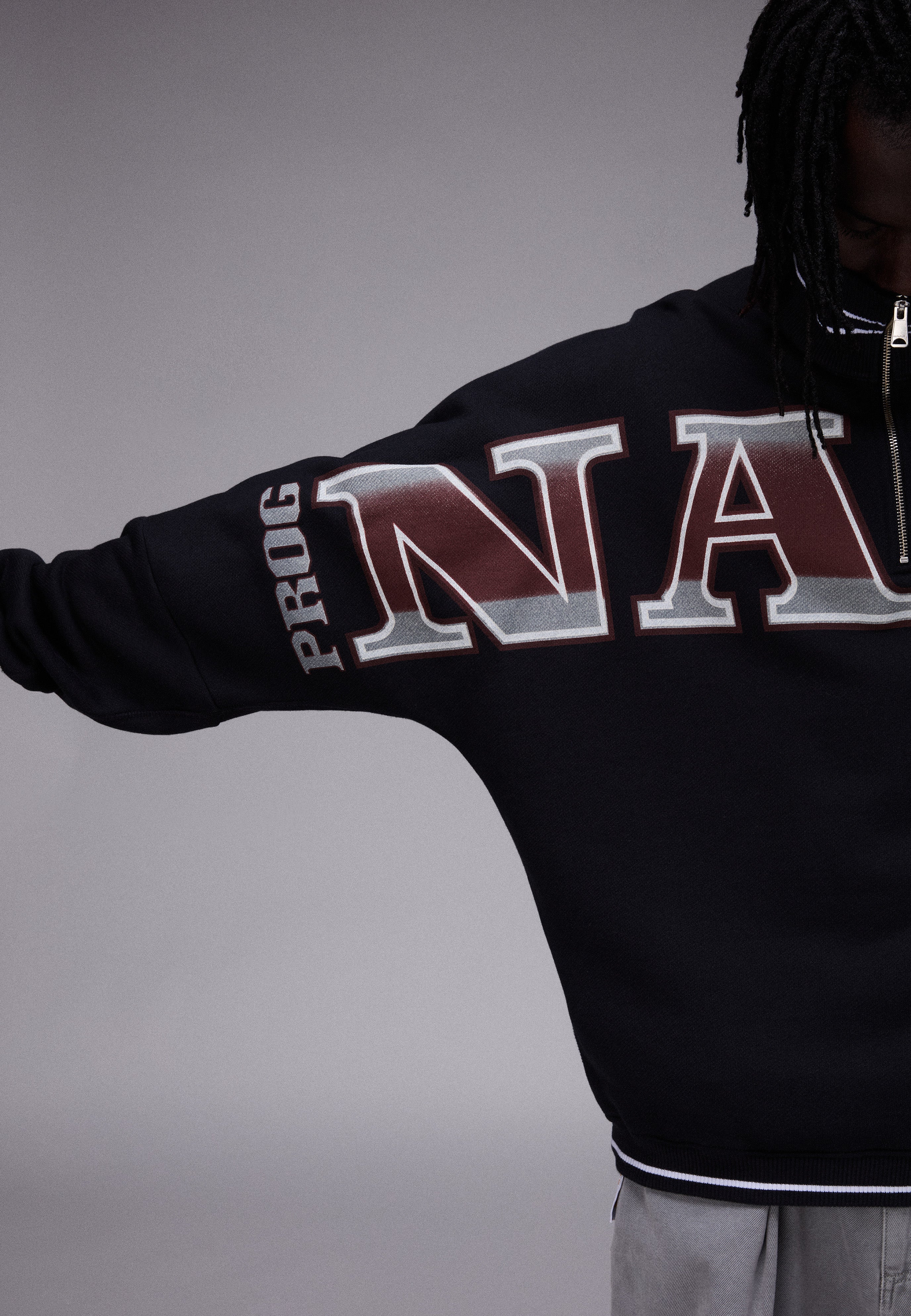 PDF French Terry Sweatshirt - Black