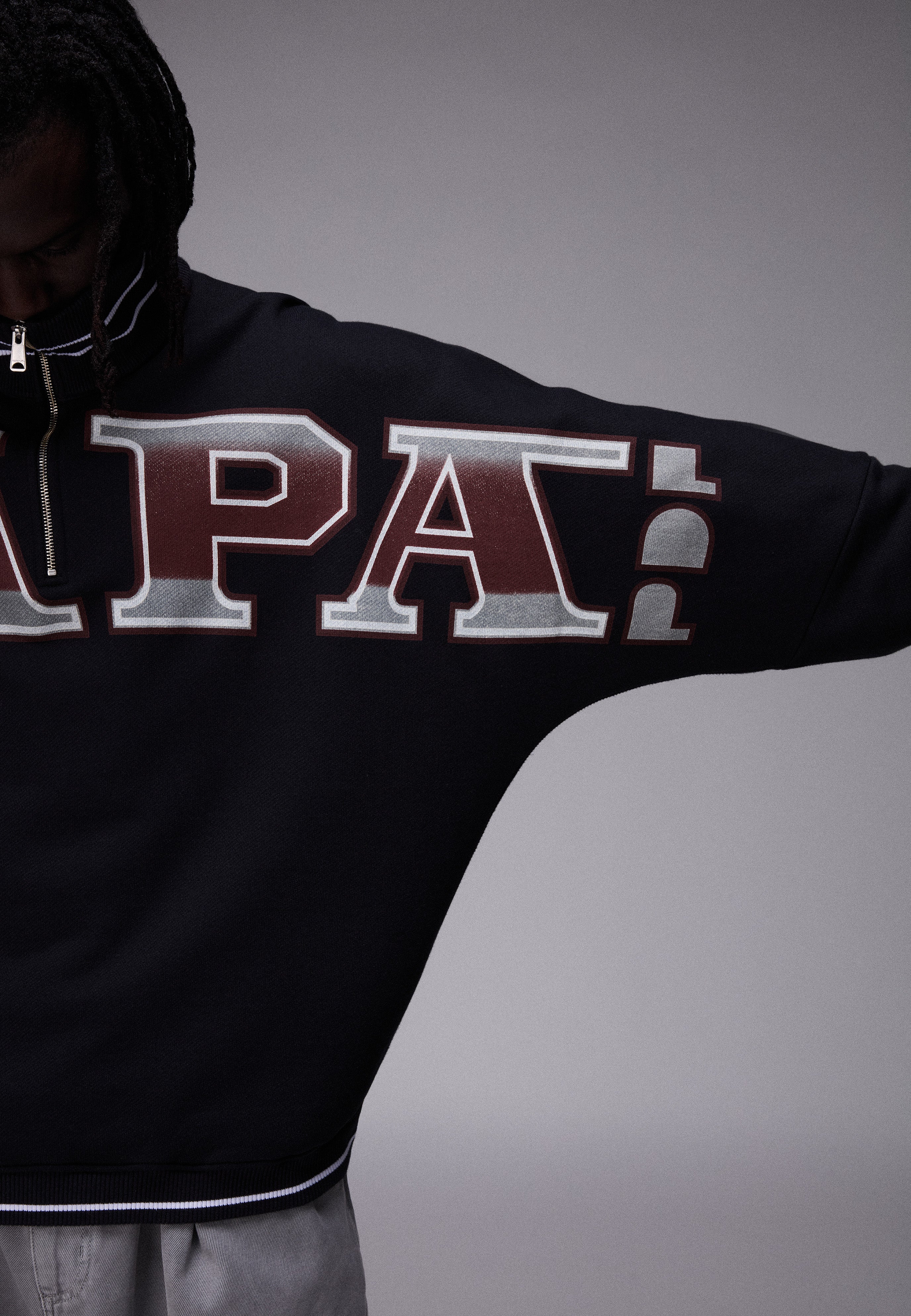 PDF French Terry Sweatshirt - Black