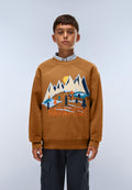 Ellis Sweatshirt Brown - 3