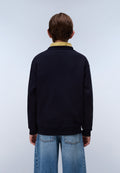 New Box Logo Sweatshirt Dark Blue - 4