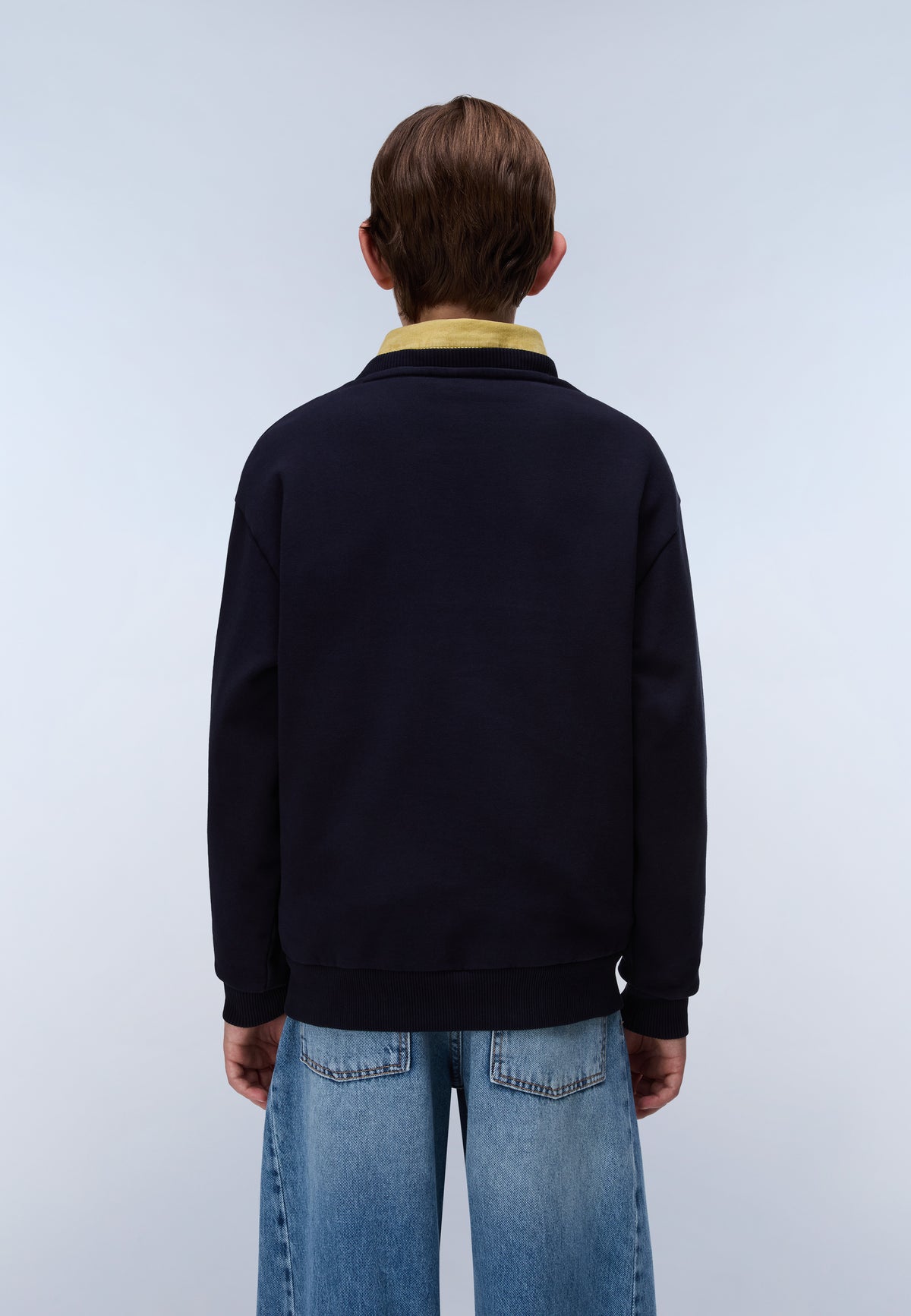 New Box Logo Sweatshirt Dark Blue - 4