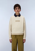 New Box Logo Sweatshirt Beige N5E - 3