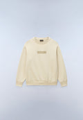 New Box Logo Sweatshirt Beige N5E - 1