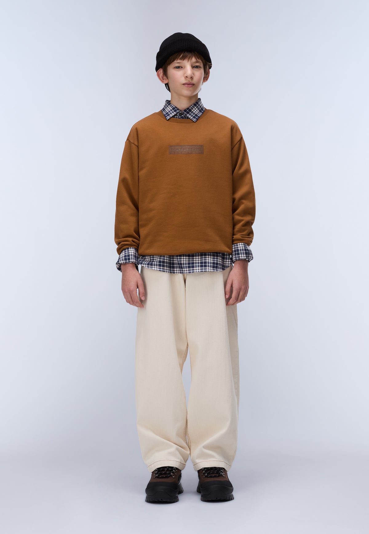 New Box Logo Sweatshirt Brown - 2