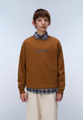 New Box Logo Sweatshirt Brown - 3