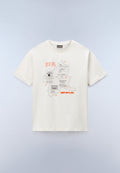 Sunda Short-Sleeve T-Shirt White FVA - 1