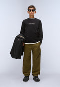 New Box Logo Long-Sleeve T-Shirt Black - 2