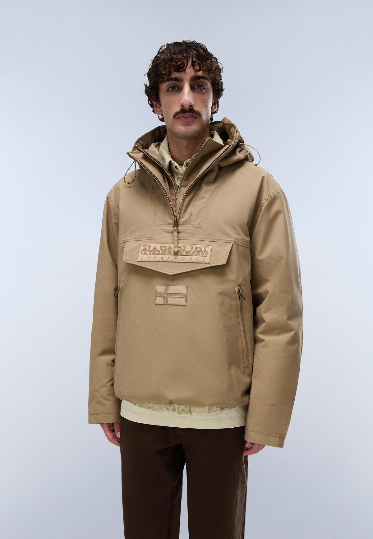 Rainforest Next Cotton Anorak Jacket Beige Petrified Oak - 4