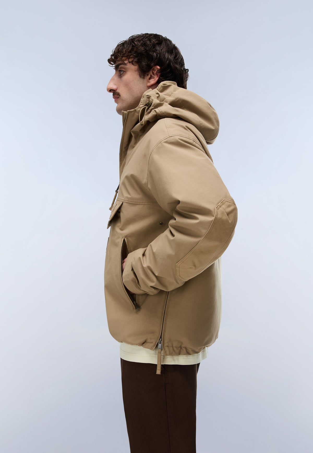 Rainforest Next Cotton Anorak Jacket Beige Petrified Oak - 5