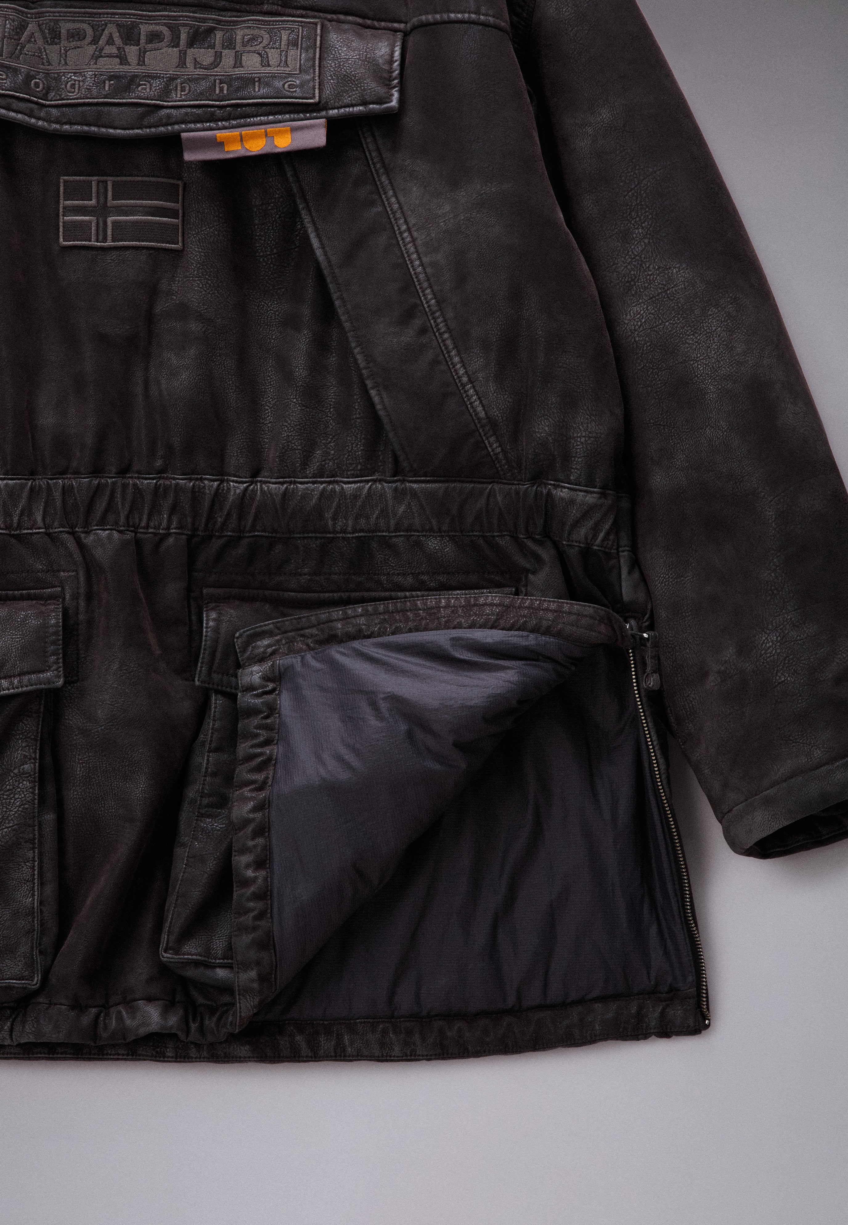 Napapijri Skidoo PDF Anorak Jacket Men Grey