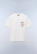 T-shirt Édition Limitée Napapijri x The Adventurists Blanc FXF - 2