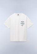 T-shirt Édition Limitée Napapijri x The Adventurists Blanc FXG - 2