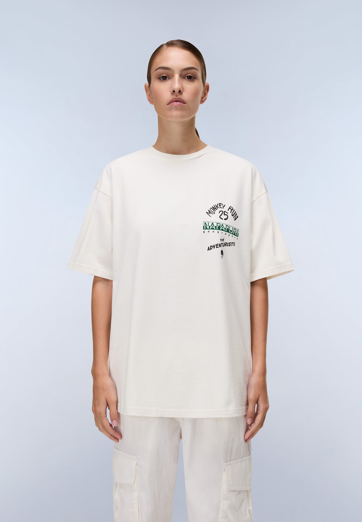 Napapijri x The Adventurists Official T-Shirt White FXG - 4