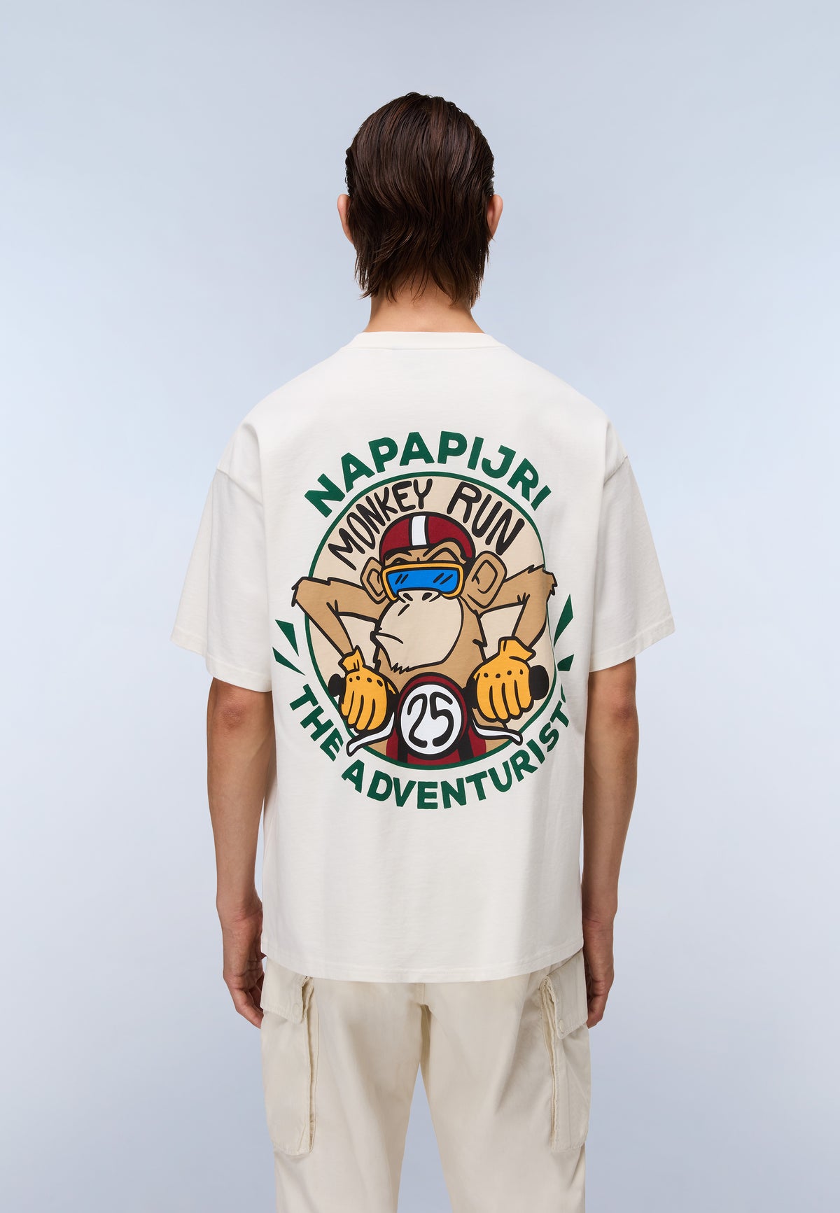 Napapijri x The Adventurists Official T-Shirt White FXG - 5