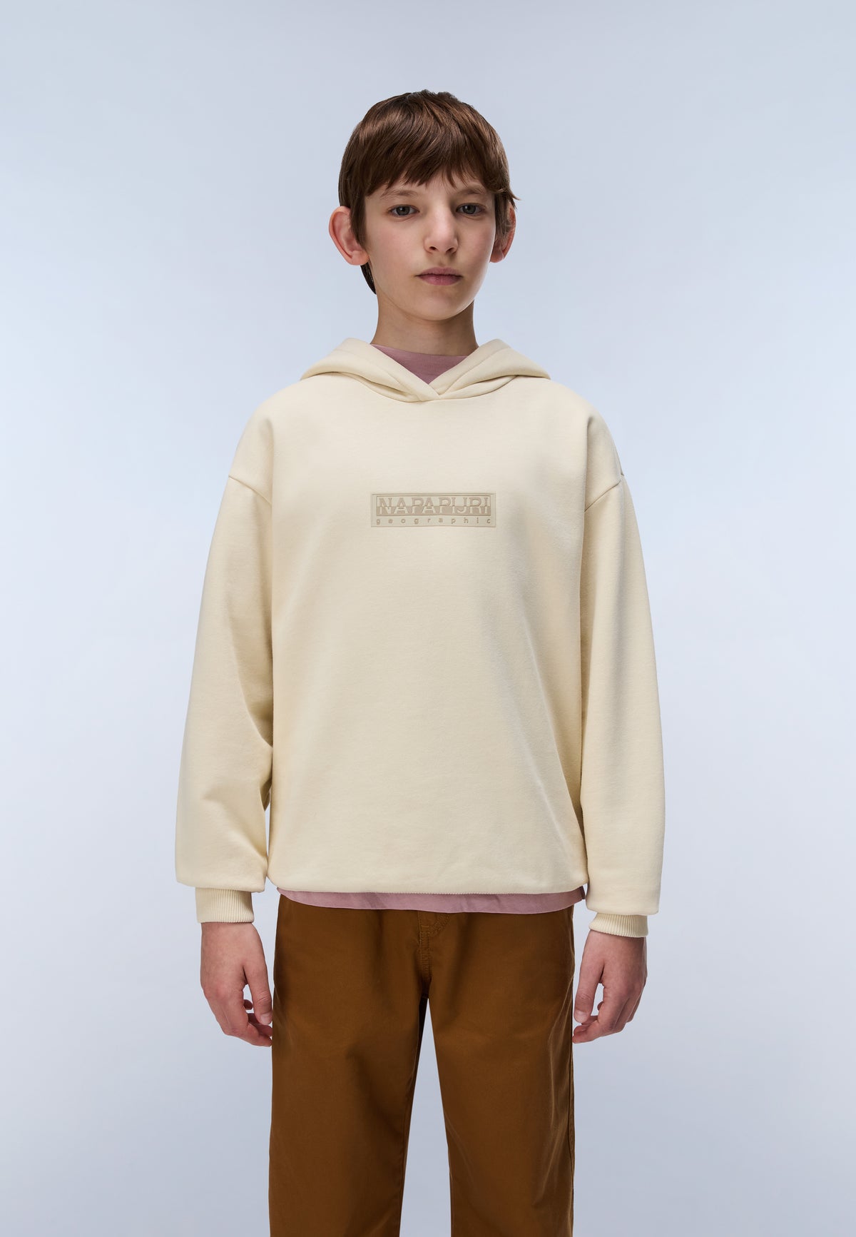 Felpa con Cappuccio New Box Logo  - 3