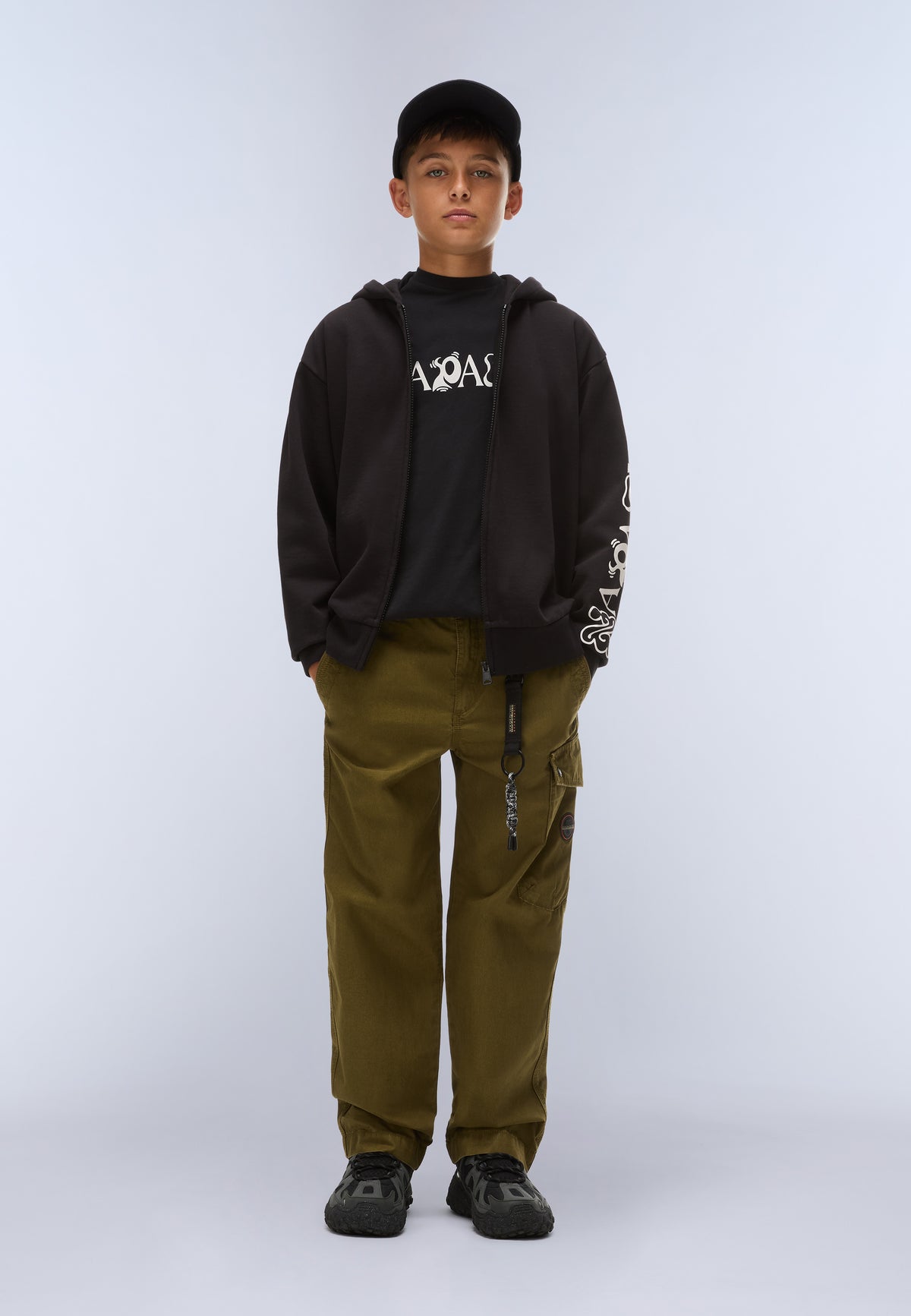 Kapuzenpullover mit Reißverschluss Acadia  - 2