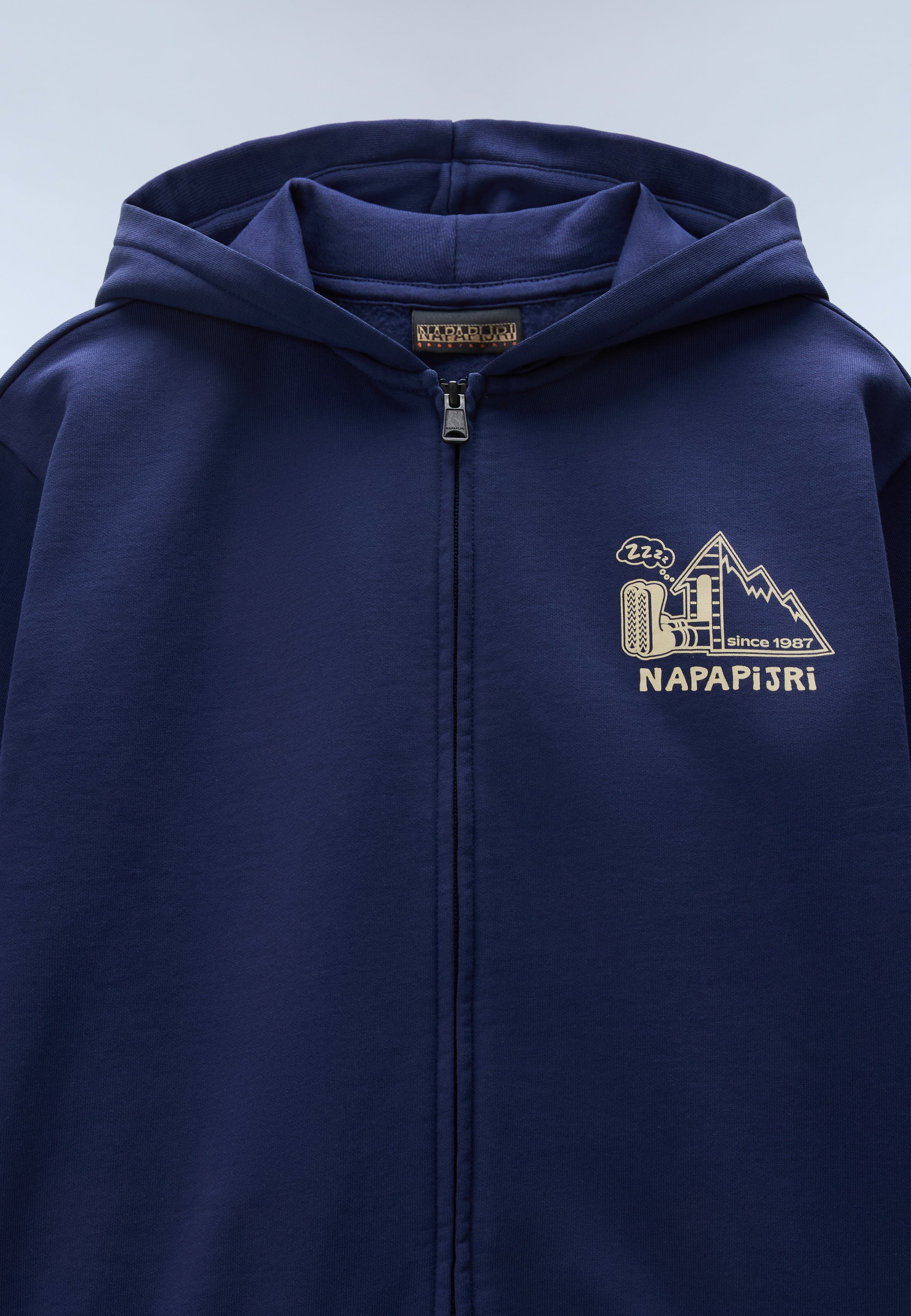 Napapijri Acadia Full-Zip Hoodie Kids Blue Academy