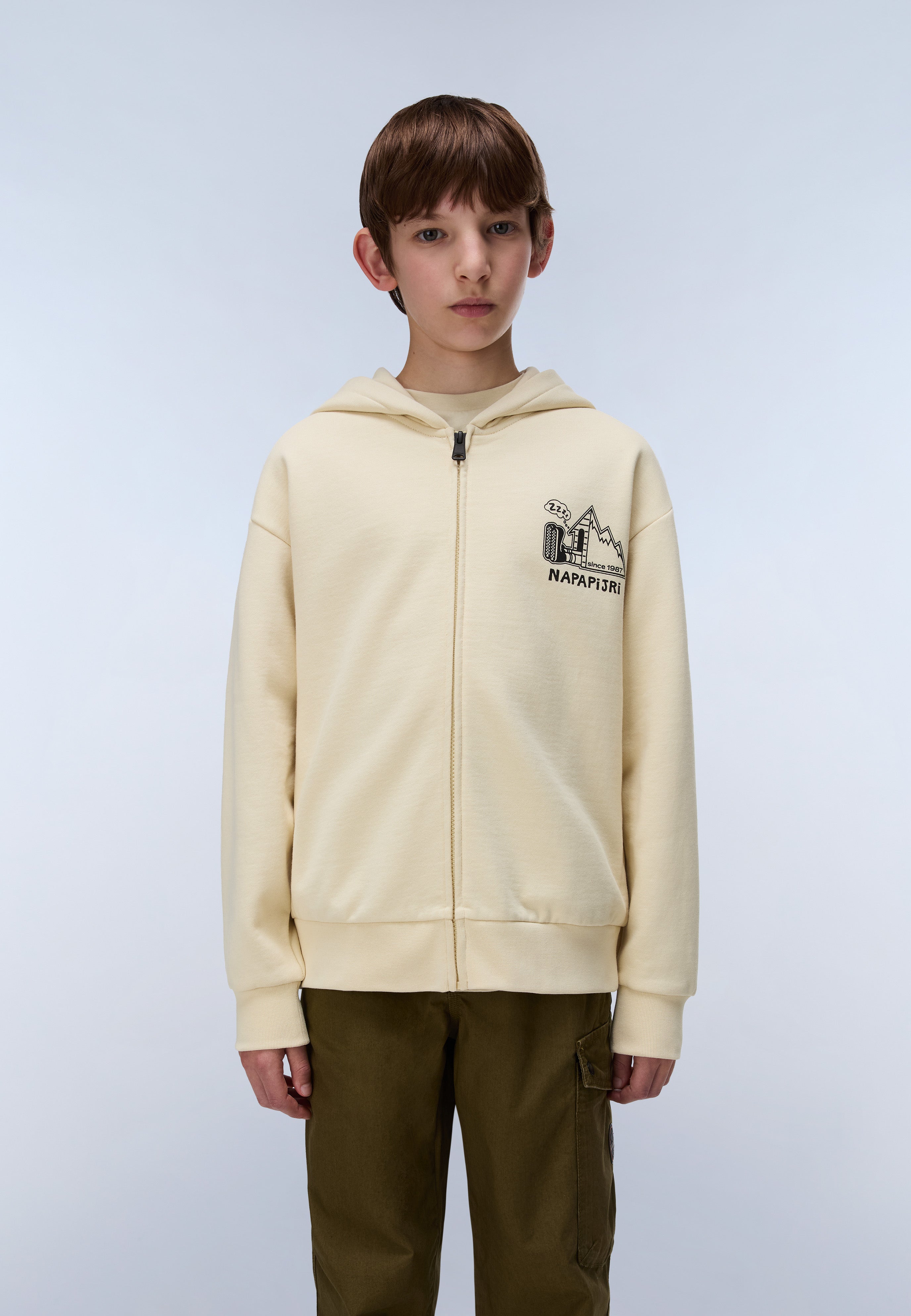 Acadia Full-Zip Hoodie - Beige N5E
