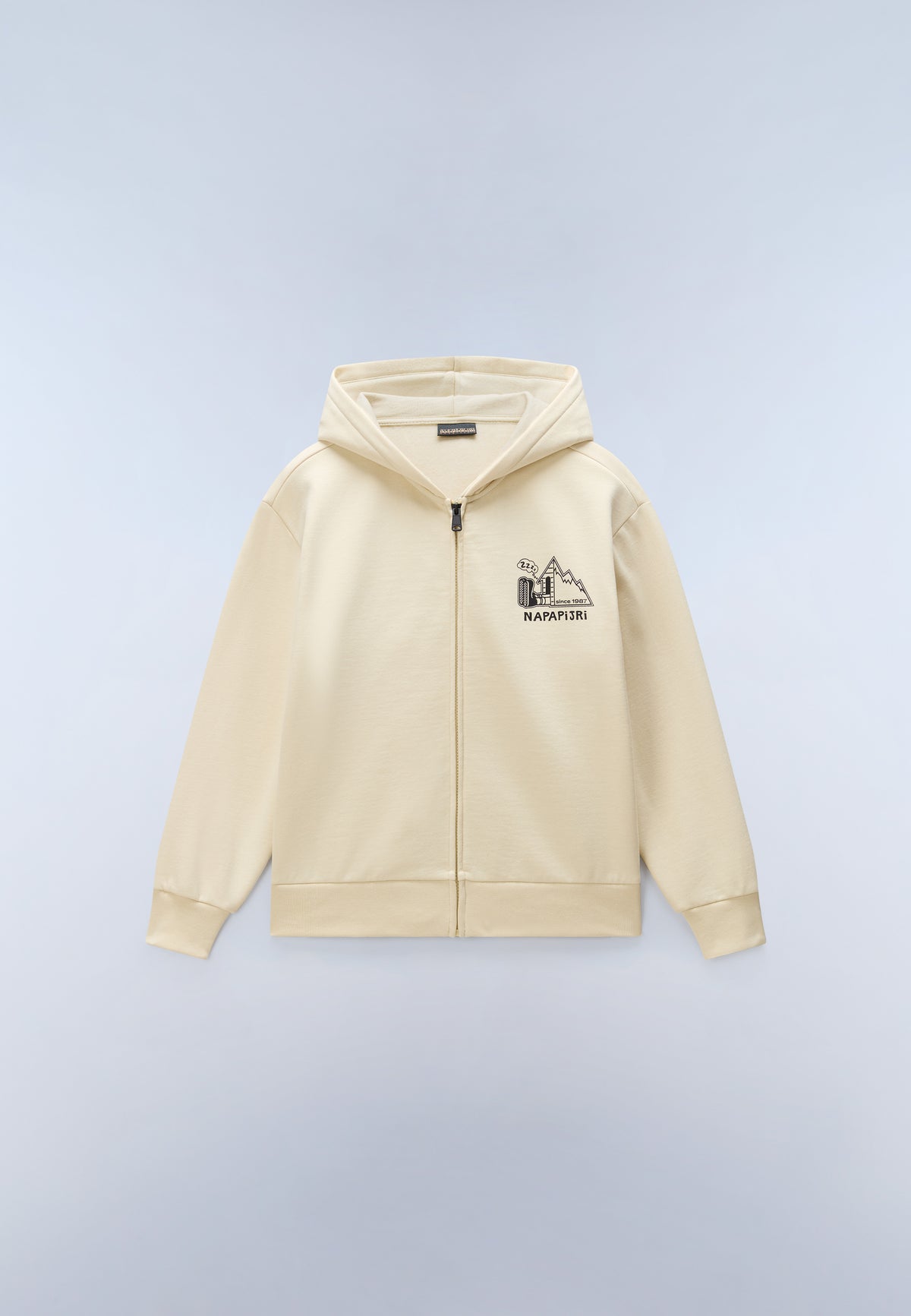Felpa con Cappuccio e Zip Acadia  - 1