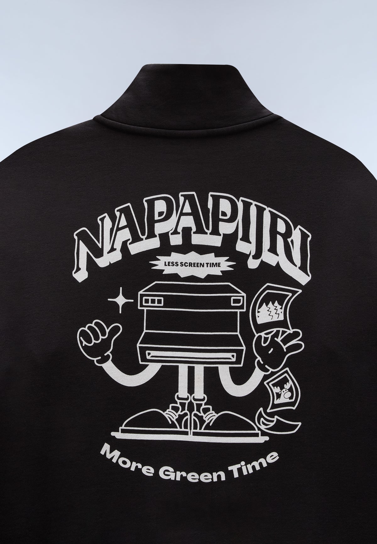 Felpa con Mezza Zip Tipi  - 2
