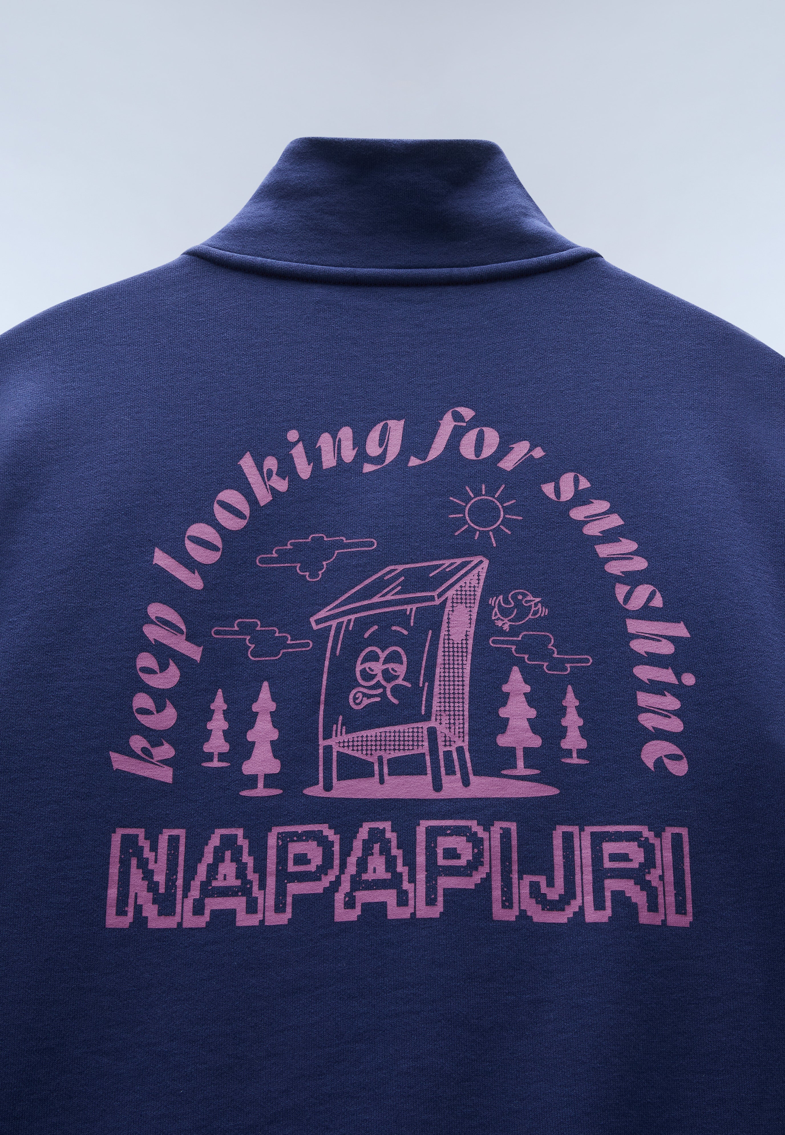 Napapijri Tipi Half-Zip Sweatshirt Kids Blue Academy
