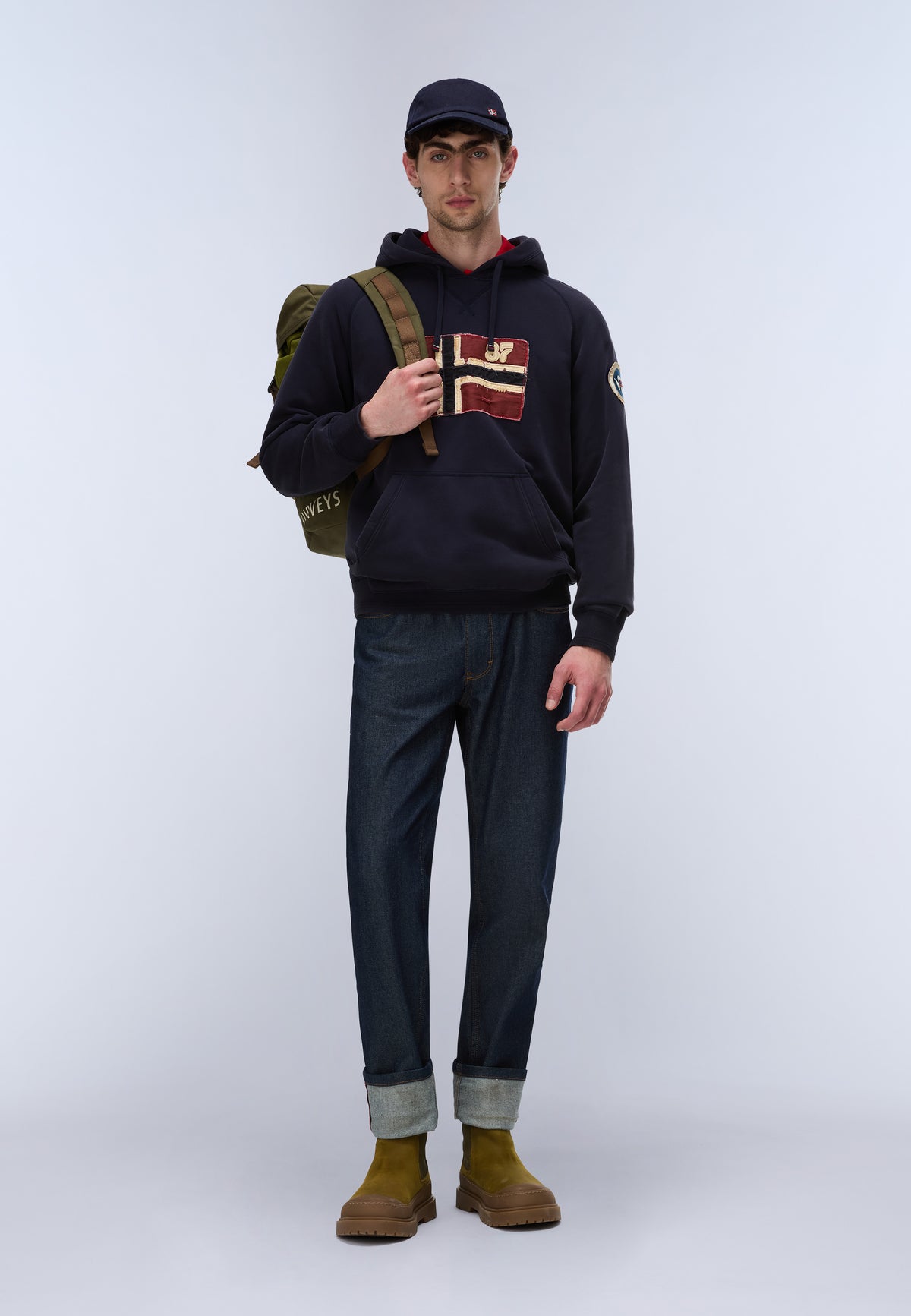 Archive Sweat Hoodie Dark Blue - 3